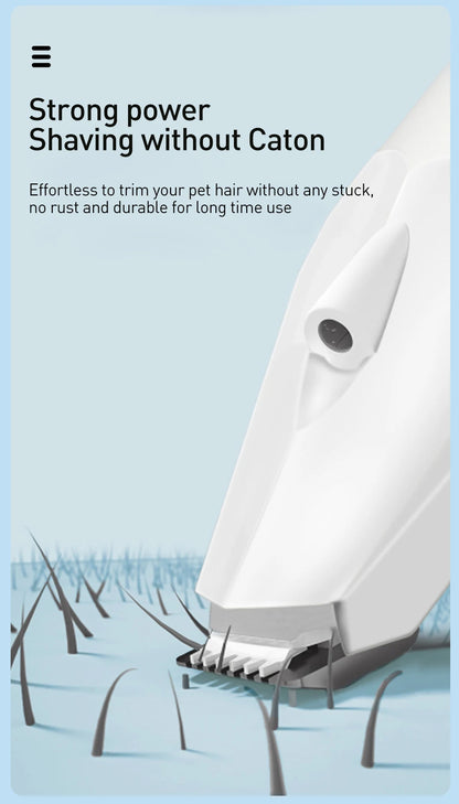 Quiet Pet Paw Trimmer with LED Light – Precise, Stress-Free Grooming for Dogs & Cats