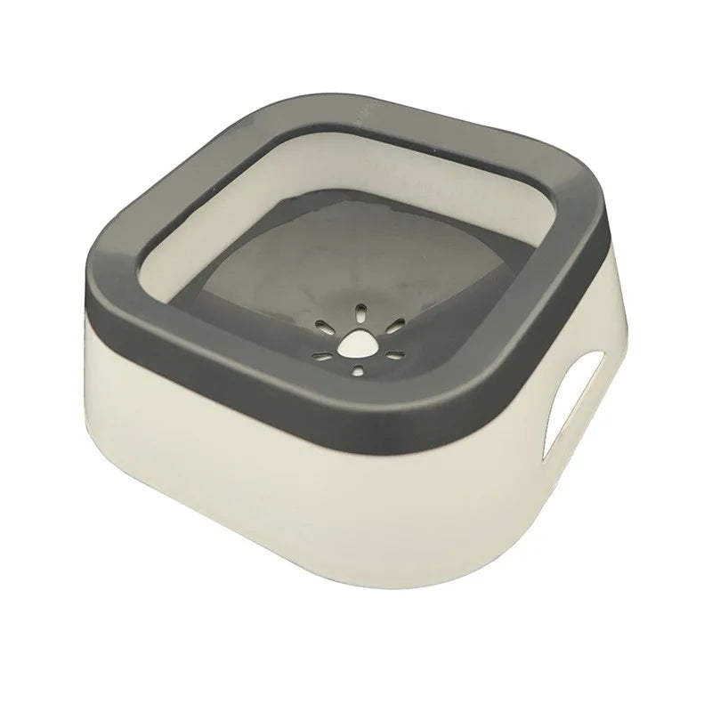 Anti-Splash Dog Water Bowl – 1L Large Capacity Spill-Proof Pet Drinke