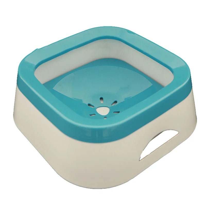 Anti-Splash Dog Water Bowl – 1L Large Capacity Spill-Proof Pet Drinke