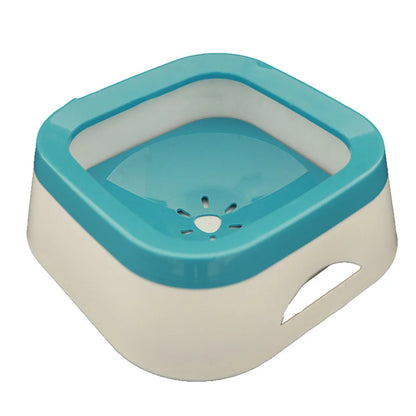 Anti-Splash Dog Water Bowl – 1L Large Capacity Spill-Proof Pet Drinke