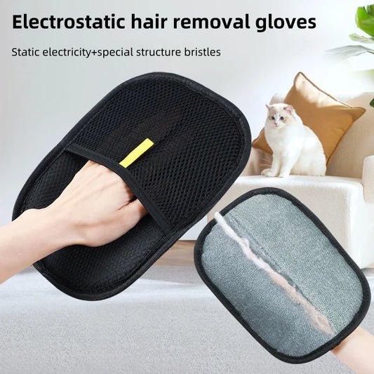 Pet Grooming Glove – Reusable Hair Remover for Dogs & Cats | 1/2pcs
