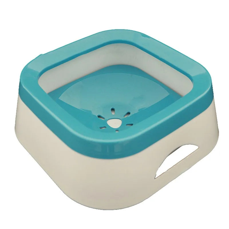 Anti-Splash Dog Water Bowl – 1L Large Capacity Spill-Proof Pet Drinke