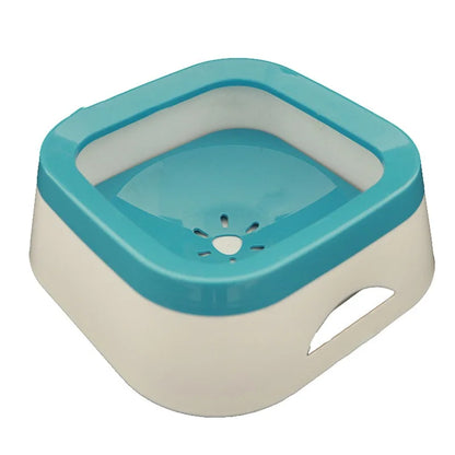 Anti-Splash Dog Water Bowl – 1L Large Capacity Spill-Proof Pet Drinke