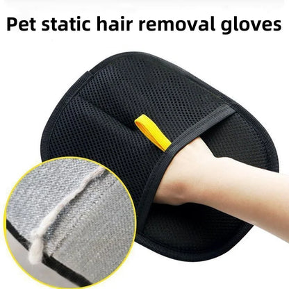 Pet Grooming Glove – Reusable Hair Remover for Dogs & Cats | 1/2pcs