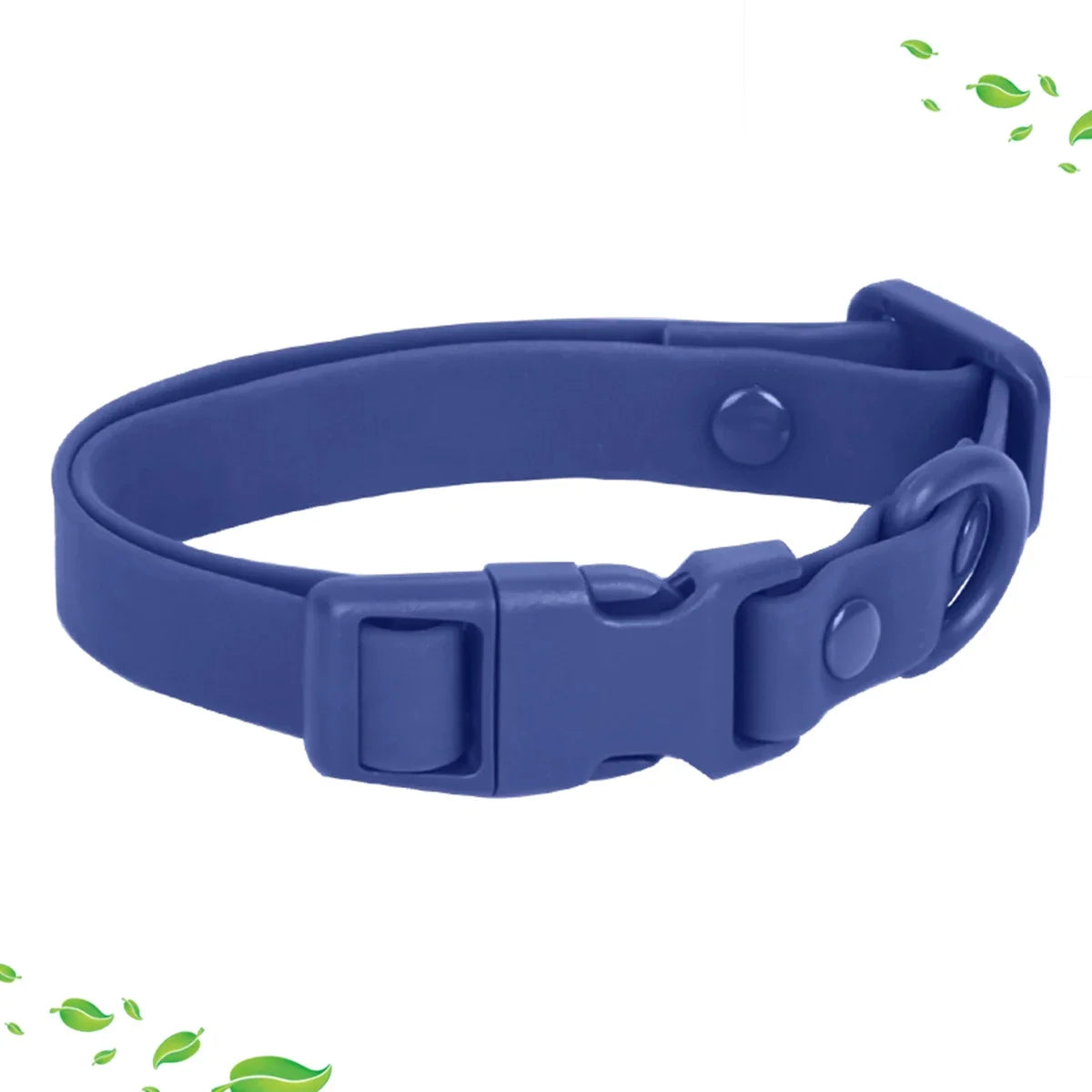Macaron Waterproof Dog Collar – Adjustable, Dirt-Resistant PVC Pet Collar Set