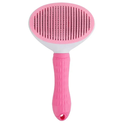 Self-Cleaning Pet Grooming Brush – Stainless Steel Comb for Cats & Dogs