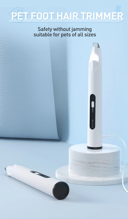 Quiet Pet Paw Trimmer with LED Light – Precise, Stress-Free Grooming for Dogs & Cats