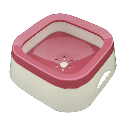 Anti-Splash Dog Water Bowl – 1L Large Capacity Spill-Proof Pet Drinke