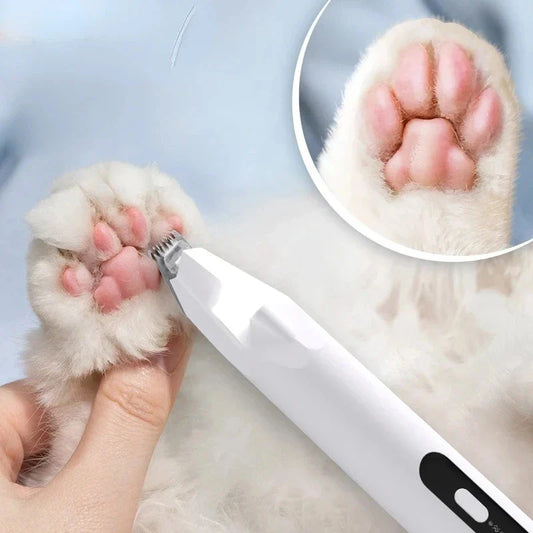 Quiet Pet Paw Trimmer with LED Light – Precise, Stress-Free Grooming for Dogs & Cats